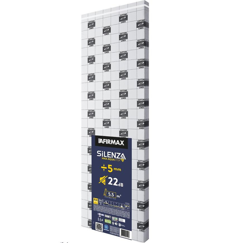 Podložka pro podlahy SILENZA MAX AQUASTOP 5MM – 5,5m2