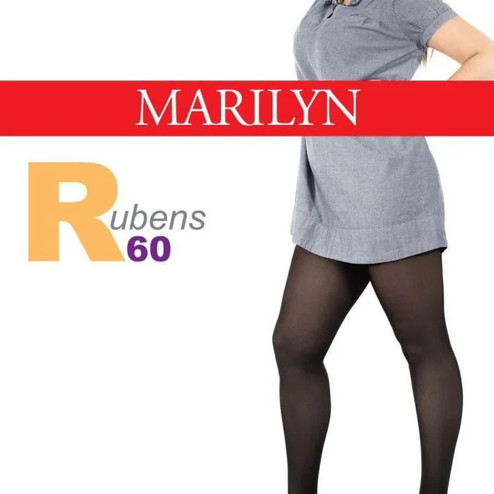 Punčochové kalhoty Marilyn Rubens 60 DEN - Marilyn  latté 3-M