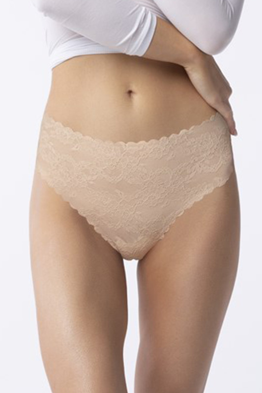 Dámské kalhotky Julimex Bellie String Maxi Barva: Béžová, Velikost: XL