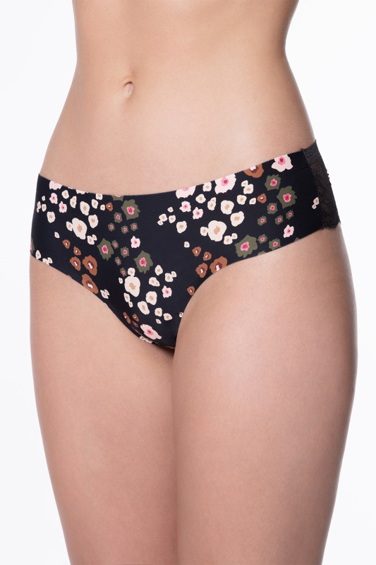 Kalhotky Julimex Lingerie Tanga panty Barva: Černá, Velikost: S