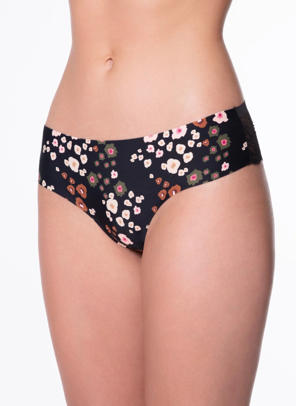 Kalhotky Julimex Lingerie Tanga panty Barva: Černá, Velikost: XL