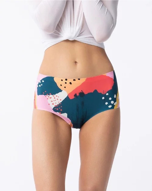 Dámské kalhotky Simple Maxi Tutti Frutti Mix barev - Julimex Mix barev XL