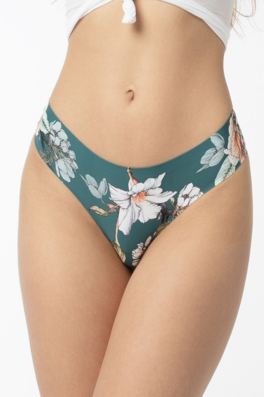Brazilky Julimex Brasil panty Barva: Zelená, Velikost: L