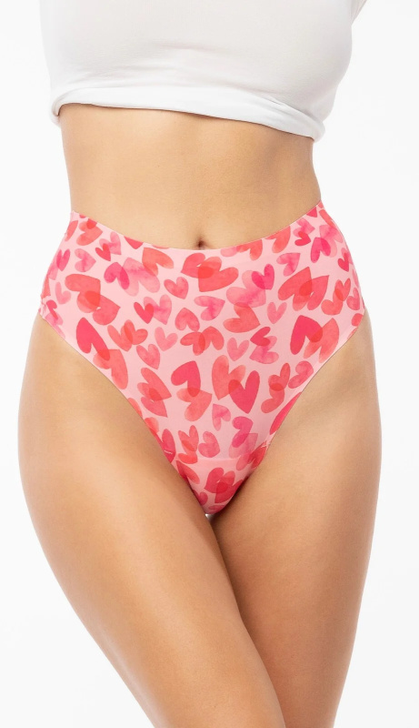 Tanga Julimex Simple String Maxi Barva: Růžová, Velikost: 2XL