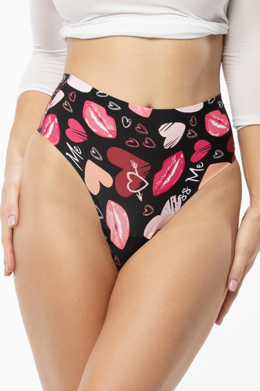 Tanga Julimex Simple String Maxi Barva: Černá, Velikost: 2XL