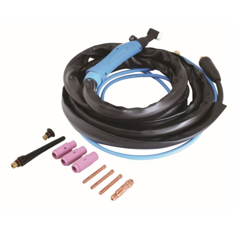 Svařovací hořák LIFT TIG s příslušenstvím pro svářečku S-SH250GMA - SATRA