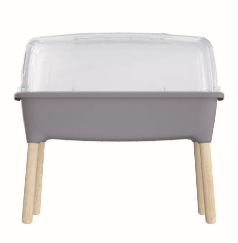 Sadbovač RESPANA PLANTER WOOD HIGH set šedý kámen 78 cm PRISEW780H-405U