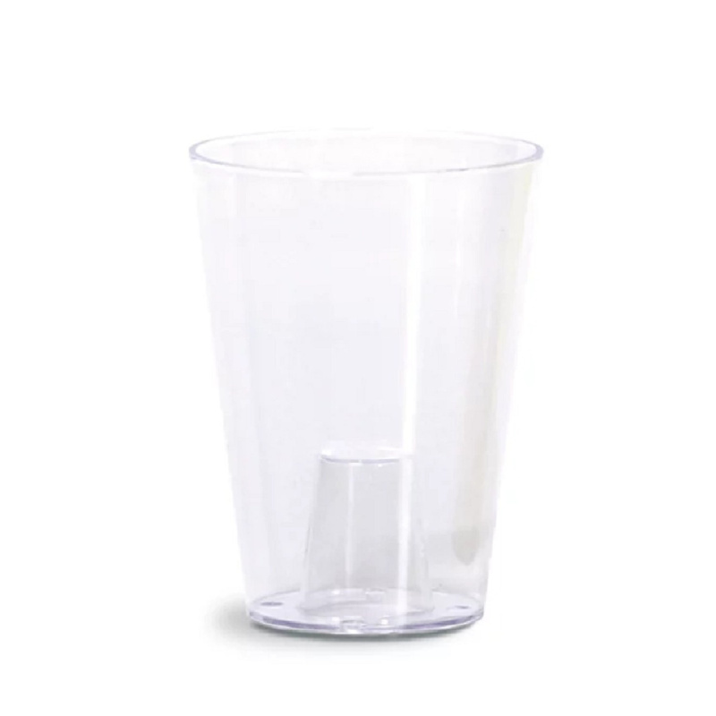 Prosperplast Květináč na orchidej COUBI ORCHID transparent. bílý pr. 13 x 17 cm