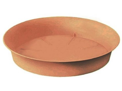 Miska pod květináč Plastica 13 cm, terakota