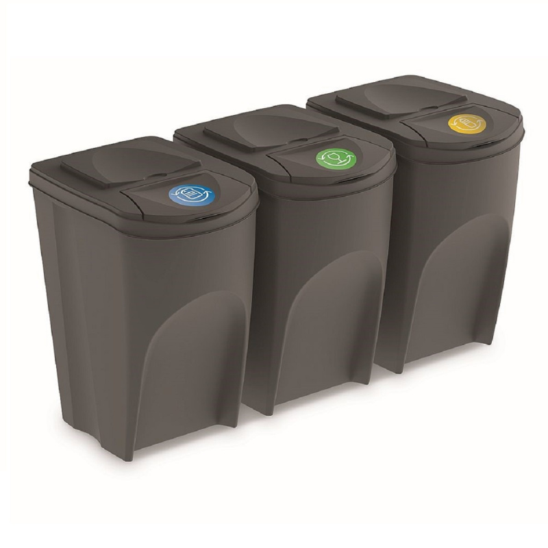 Sortibox - sada odpadkových košů - 3 x 35 l
