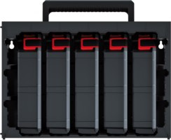 Kistenberg Skříňka s 5 organizéry Tager Case 30 KTC30256S, 41,5 x 29 x 29 cm
