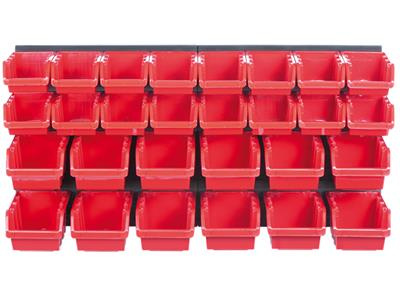 Nástěnná deska s organizéry na nářadí 80x40cm / KOR1