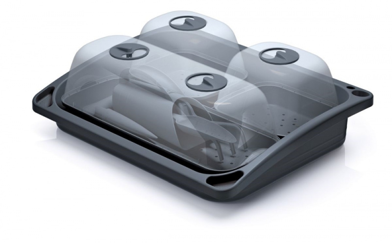 Prosperplast Set sadbovačů a nářadí 14v1 RESPANA TABLE TOP SEED STARTER SET - antracit