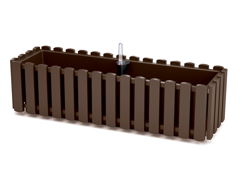 Prosperplast Držák na balkonové rostliny Boardee Fence W or Držák balkonových rostlin Boardee Fence W (hnědá, 580x180x162)
