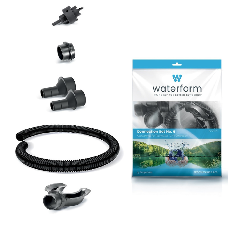 Waterform ICANS6-S411 Sada příslušenství k sudům na dešť. vodu ICANSET 6 (6 dílů)