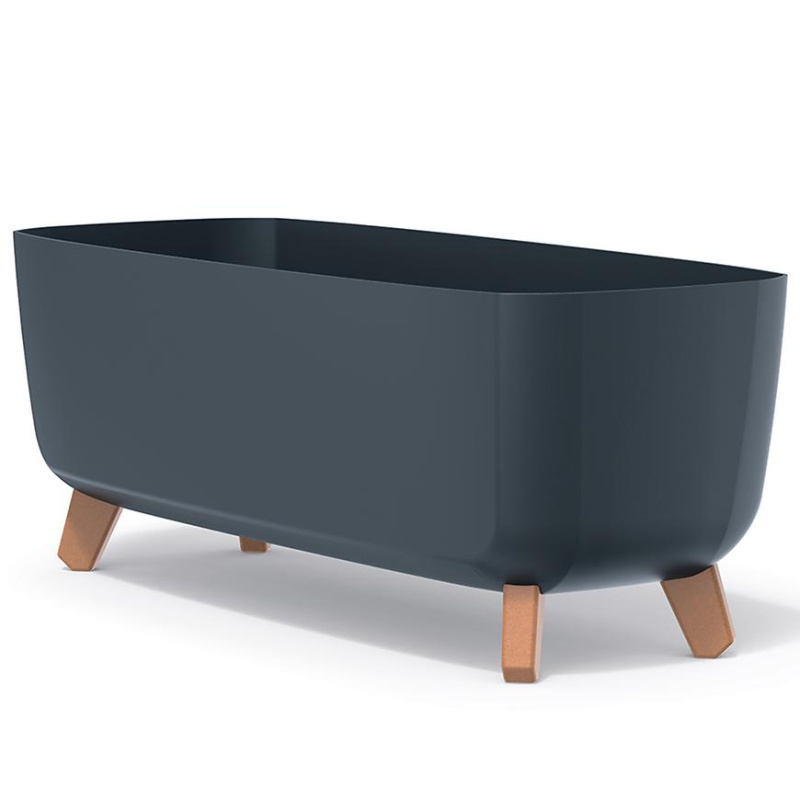 Truhlík na nožičkách Gracia antracit