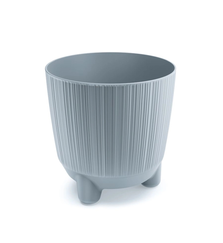 Prosperplast Květináč RYFO N s nožičkami světle šedý 16,8cm
