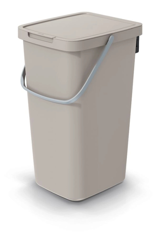 Odpadkový koš 25 l světle hnědý SYSTEMA Q Collect