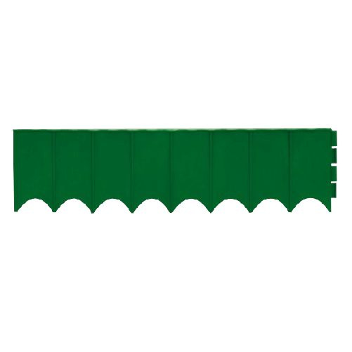 Plastový travní lem Garden Fence zelený 10 ks, výška 16 cm, 5,8 m