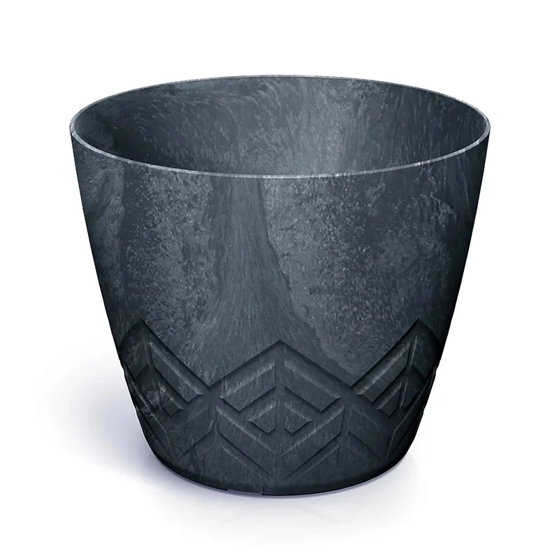 Prosperplast Květináč ARECA betonový antracit, 13,8 cm