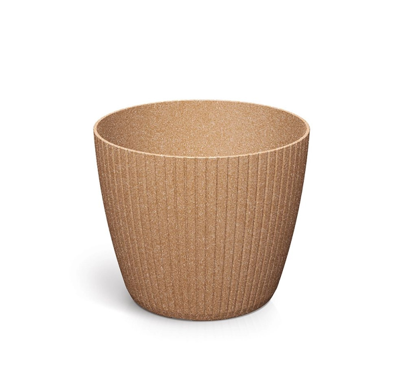 Prosperplast Květináč LAMIE ECOWOOD naturální, 15,8 cm