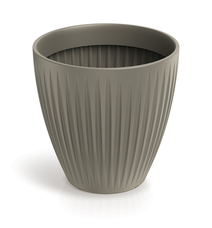 Ethick Květináč LATIA ROUND MIDL 60 cm, mocca