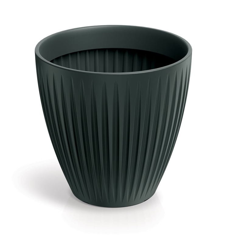 Ethick Květináč LATIA ROUND MIDL 60 cm, antracit