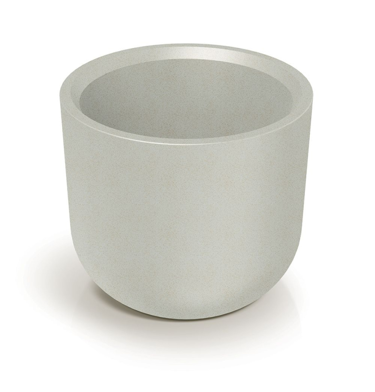 Ethick Květináč MOLTA ROUND HIGH 48 cm, písková