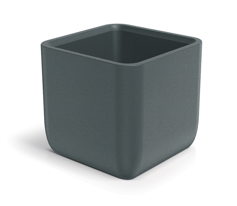 Ethick Květináč MOLTA CASE SQUARE 40 cm, grafit