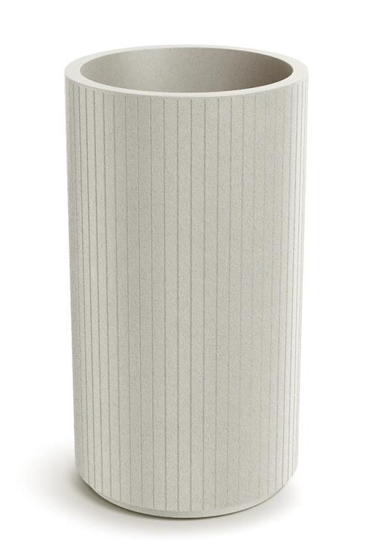 Ethick Květináč CORO ROUND HIGH 40 cm, písková