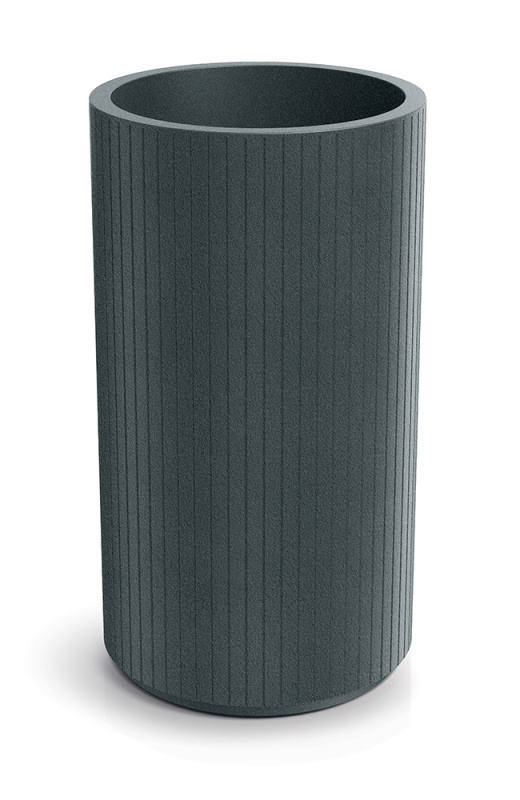 Ethick Květináč CORO ROUND HIGH 40 cm, grafit