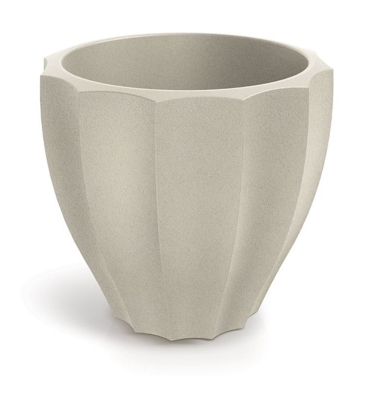 Ethick Květináč RONA ROUNDE 60 cm, písková