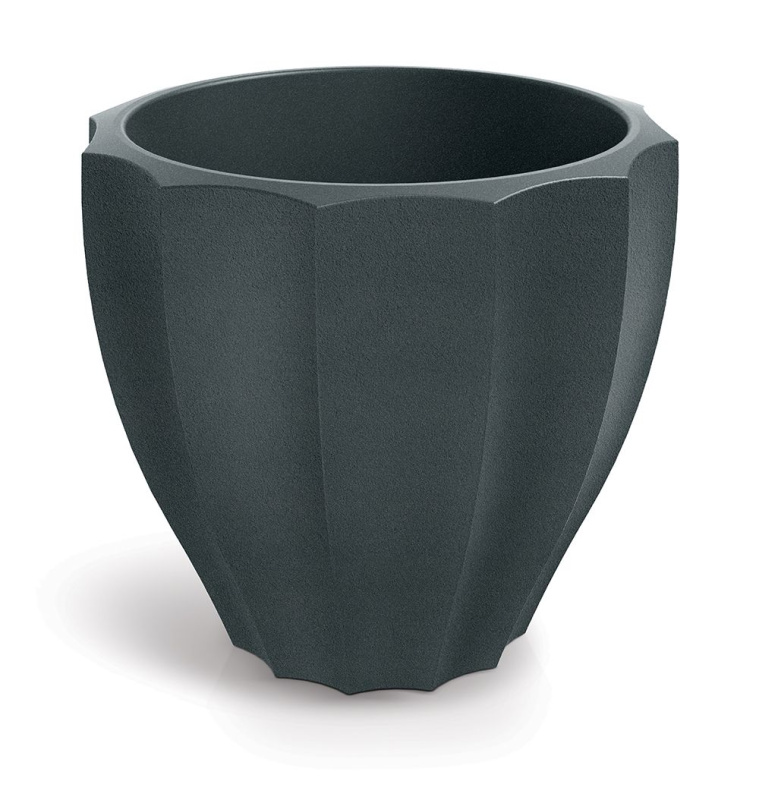 Ethick Květináč RONA ROUNDE 60 cm, grafit