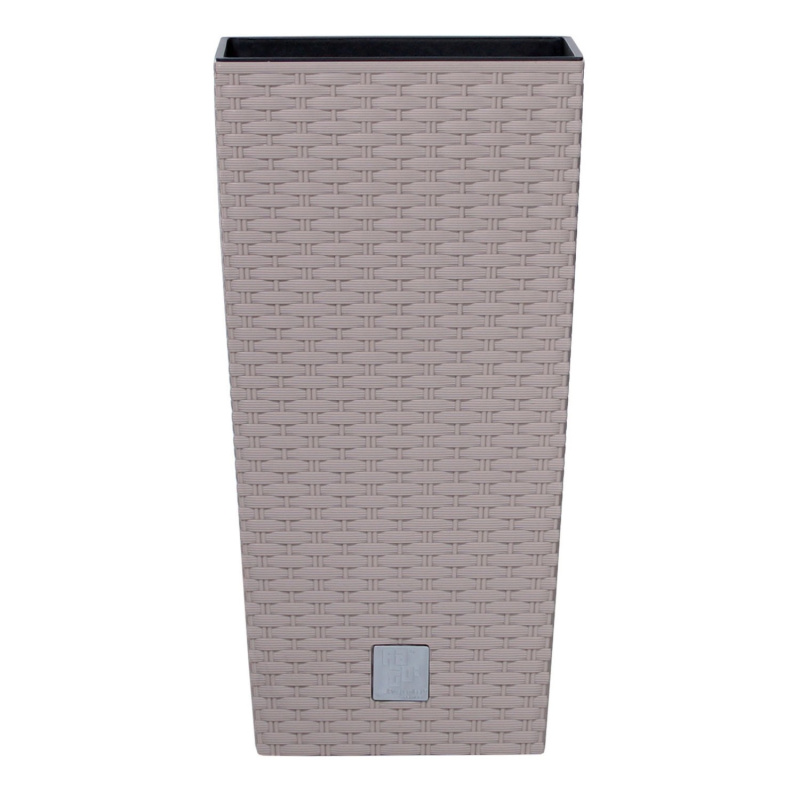 Prosperplast Květináč s vkladem Rato Square 20 cm, mocca