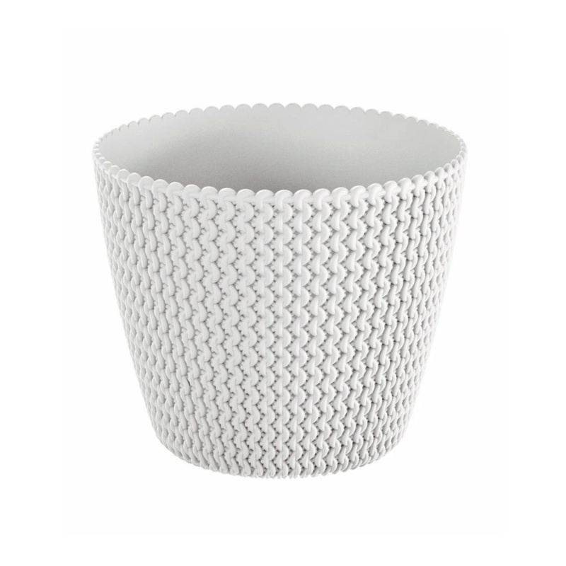 Prosperplast Květináč Splofy 13 cm, bílá