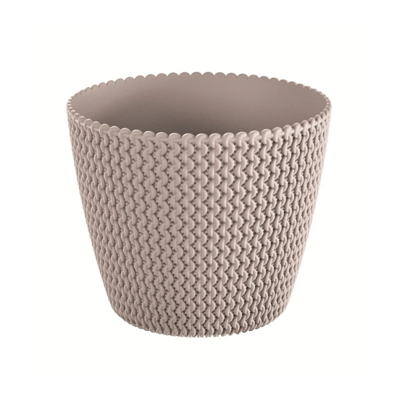 Prosperplast Květináč Splofy 15,7 cm, mocca