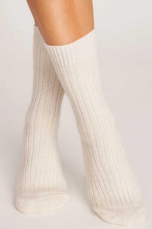 Vlněné ponožky SW001 Krémový 39-42