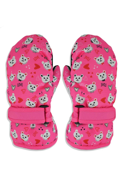 Noviti RN033 Lyžařské rukavice Girl růžová 12 cm