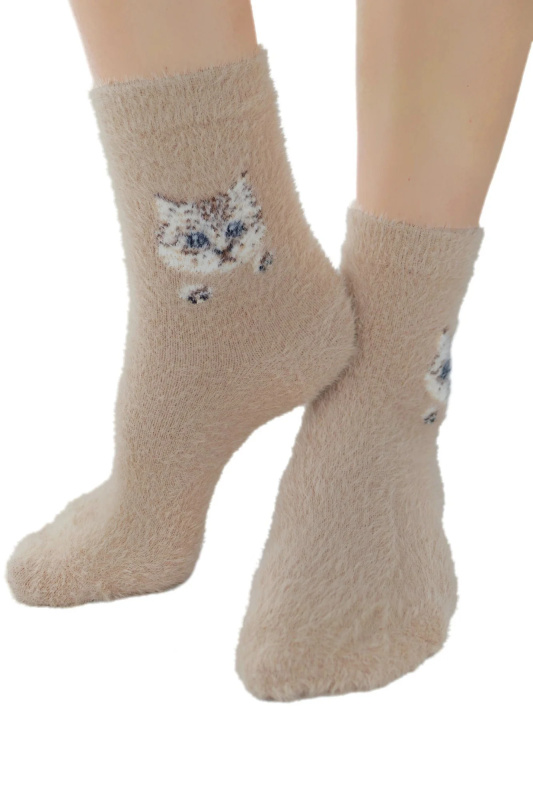 Dámské ponožky 080 W 03 - NOVITI béžová 36/41