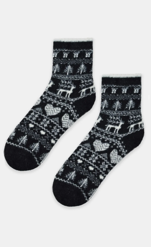 Noviti Sb091 Vánoční ponožky 36-41 pudrově růžová 36-41