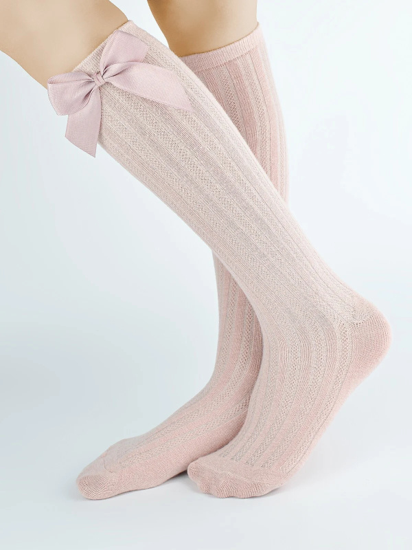 Noviti SB109 podkolenky s mašlí 19-34 směs barev 19-22