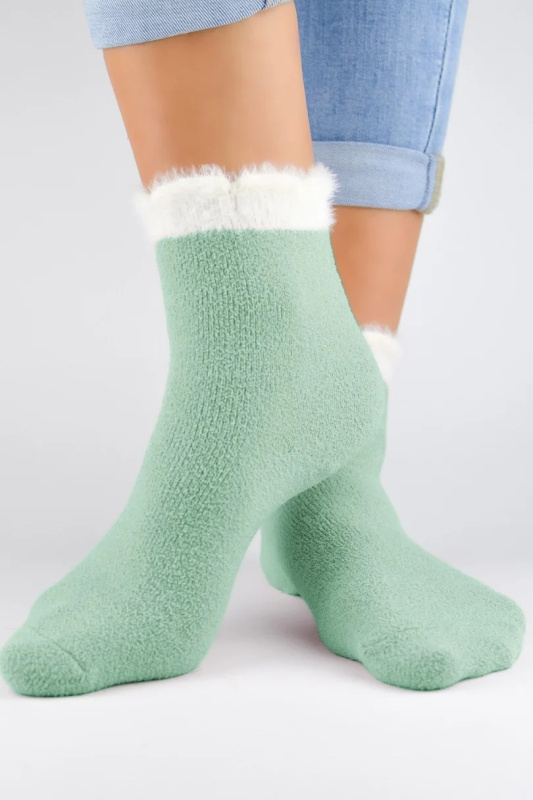 SKARPETY FROTTE PUSZYSTY ŚCIĄGACZ PISTACJA SF002 PISTACJOWY 35-38