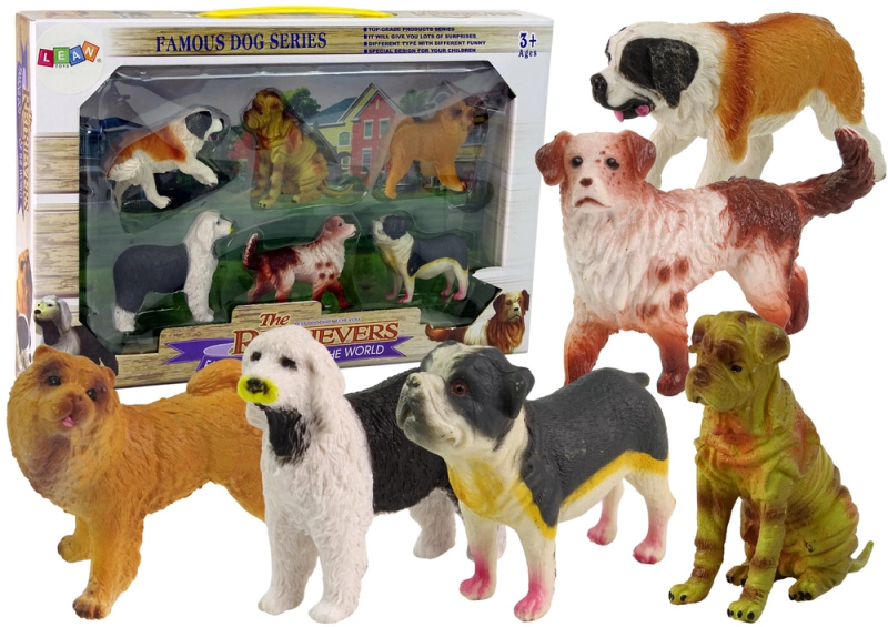 LEAN Toys Sada figurín psy 6 ks
