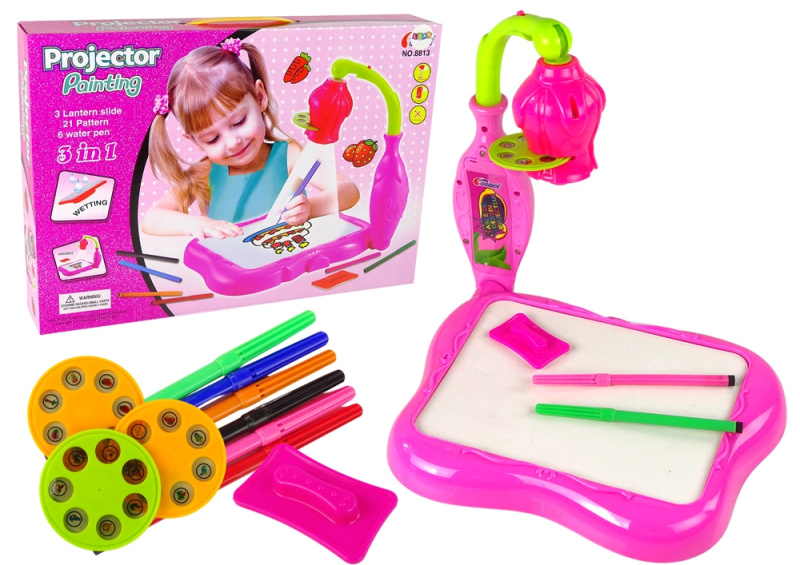 Květinový projektor na kreslení