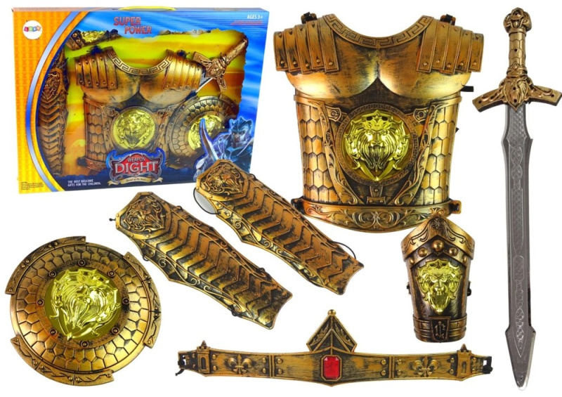 Dětský karnevalový kostým rytíře - brnění