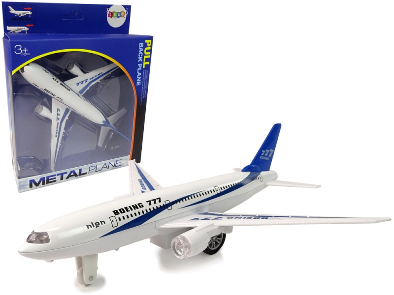 LEANToys Letadlo Boeing 777 se světlem a zvukem