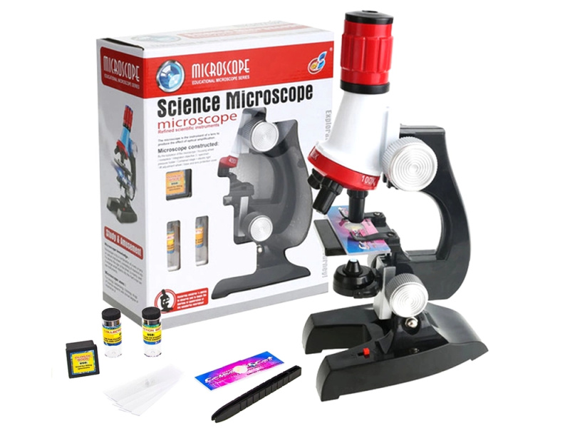 Lean Toys Mikroskop mladého vědce + příslušenství