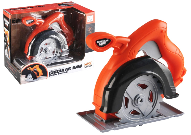 LEANToys Dětská kotoučová pila, Oranžová
