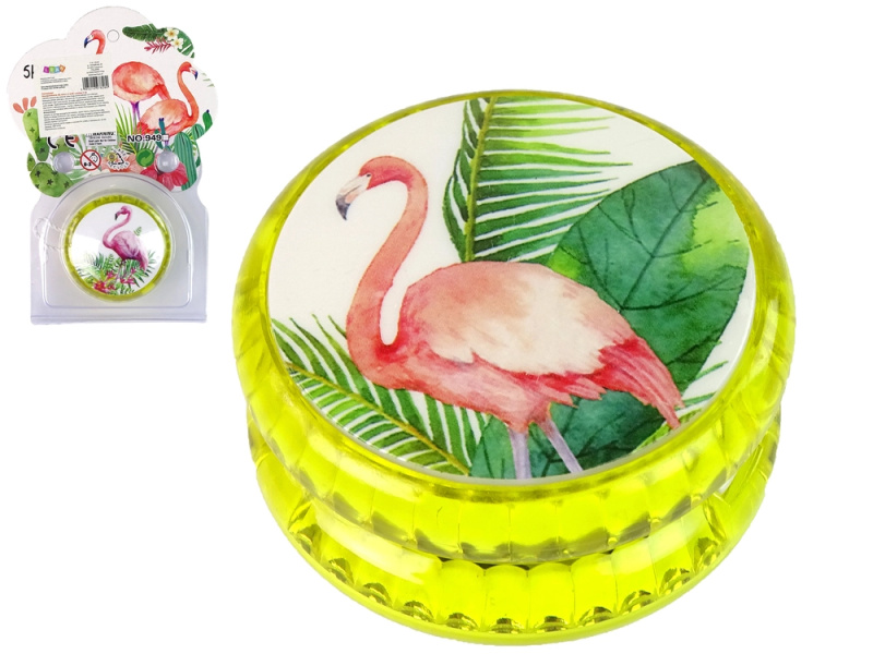 Lean Toys Jojo Handicraft Game with Flamingo Yellow YoYo