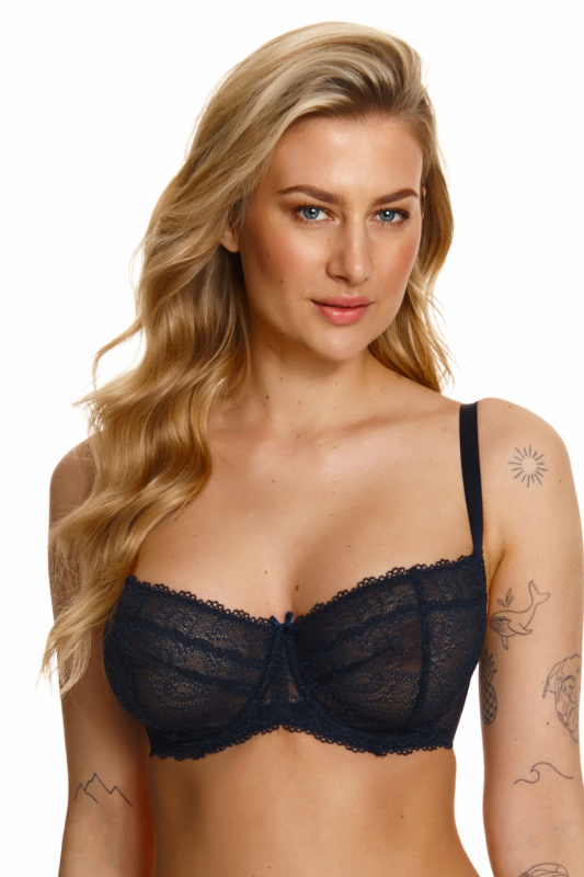 lupo Podprsenka Lupoline 2401 Big Barva: Modrá - tmavě, Velikost: 70G